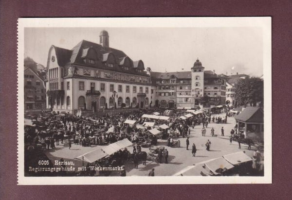 HERISAU - Regierungsgebäude - Markt - 1932