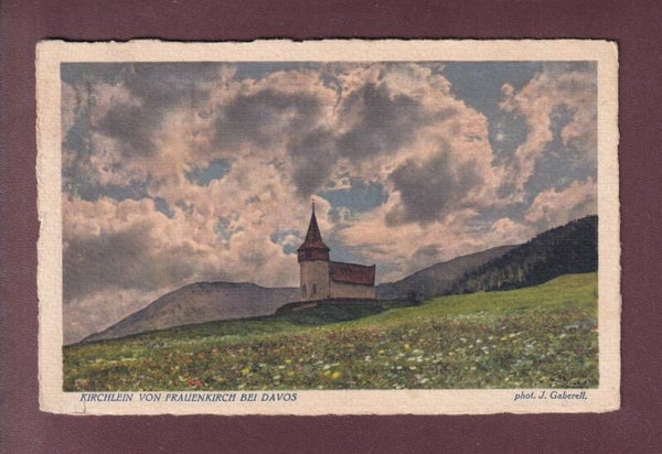 FRAUENKIRCH bei Davos - Kirchlein - 1939