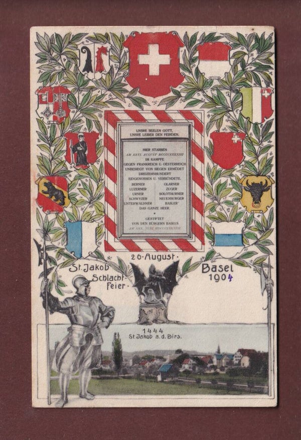 BASEL - St. Jakob Schlacht-Feier 1904