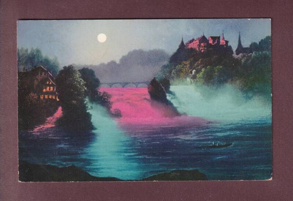 RHEINFALL bei Beleuchtung - 1921