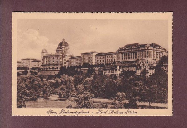 BERN - Parlamentsgebäude - Hotel Bellevue - 1934