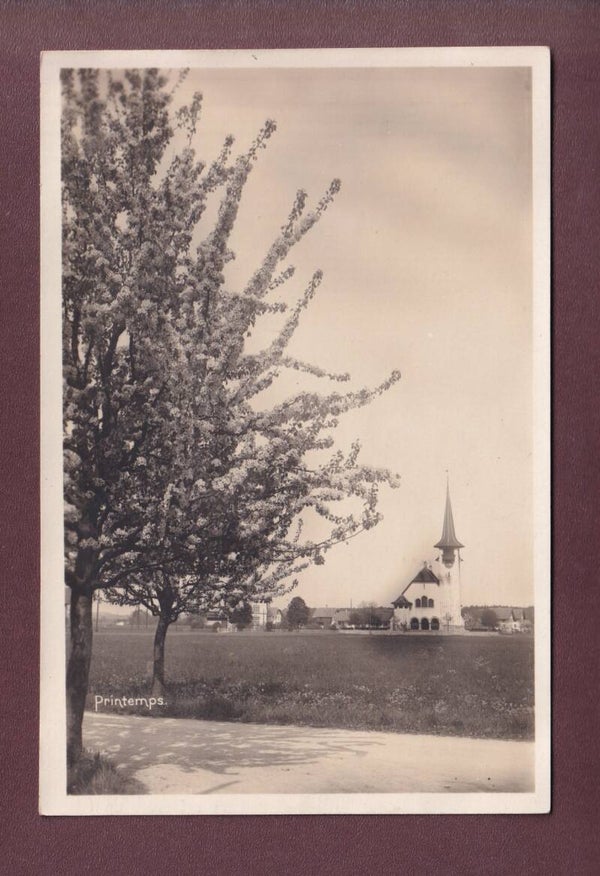 Avis de passage C. LIECHTI La Chaux-de-Fonds - 1927
