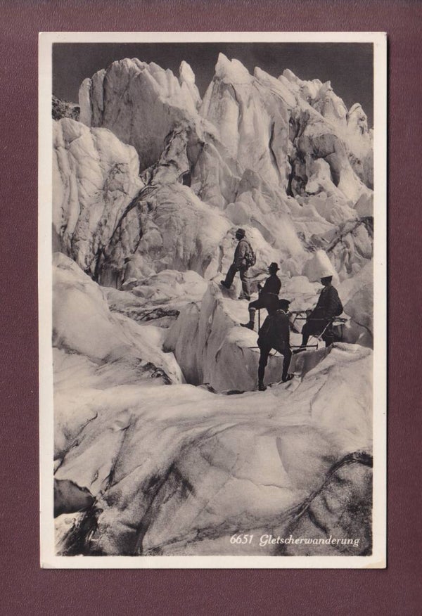 GLETSCHER-WANDERUNG - 1933