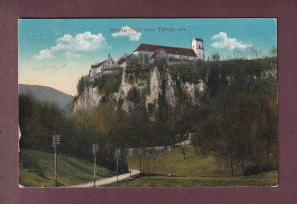 MARIASTEIN vom Talweg aus - 1914