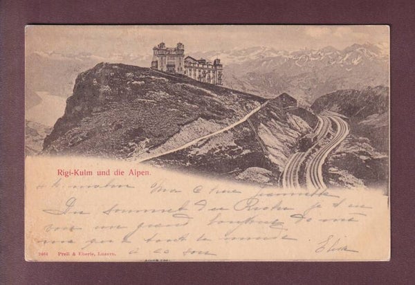RIGI-KULM - Bahn - 1900
