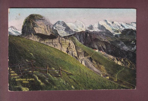 SCHYNIGE-PLATTE - Reliefkarte - 1913