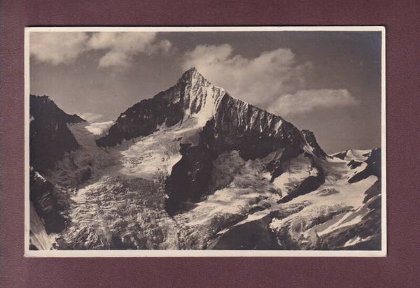 Blick von Mettelhorn auf WEISSHORN - Gletscher - 1922