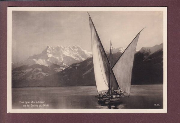 BARQUE DU LEMAN - Dents du Midi