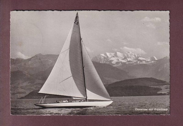 THUNERSEE - Segelschiff - Blümlisalp - 1946