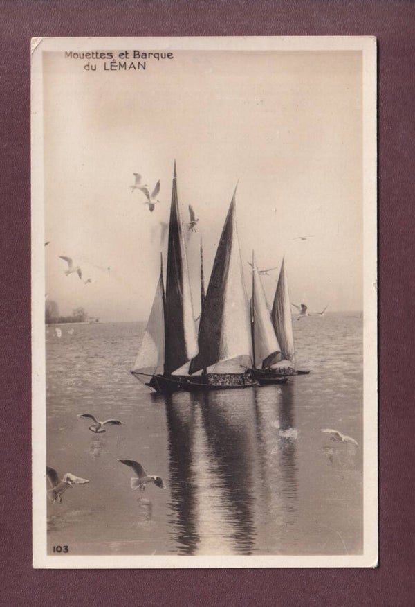 BARQUES DU LEMAN - 1925