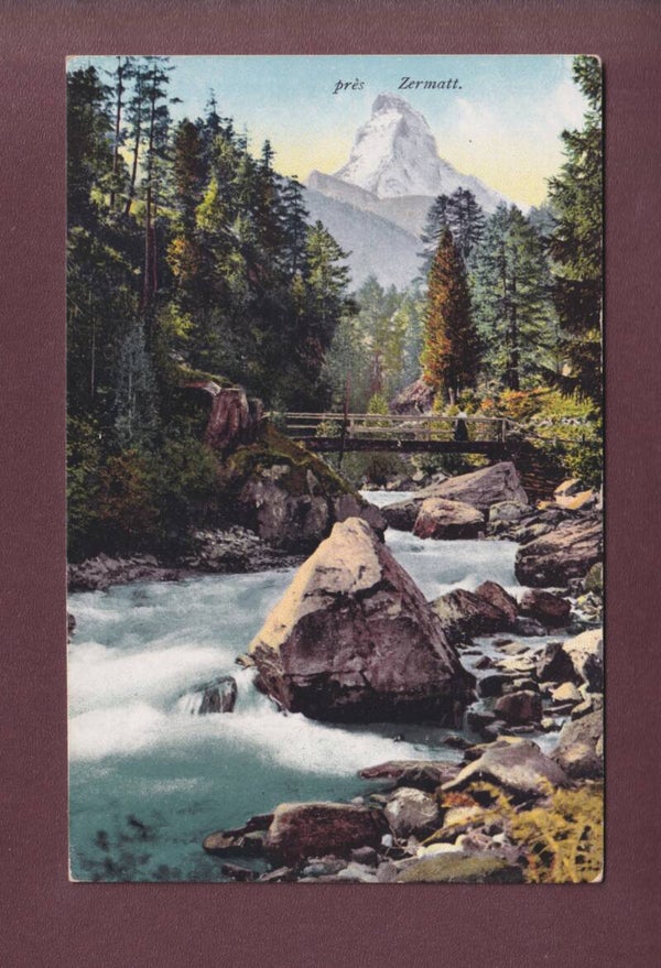 Près Zermatt - CERVIN - 1929