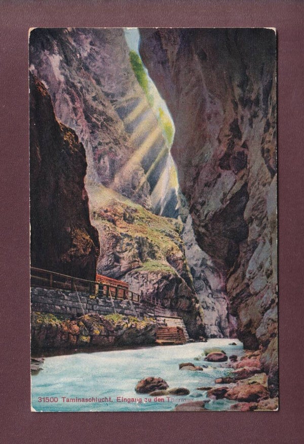 TAMINASCHLUCHT - Eingang