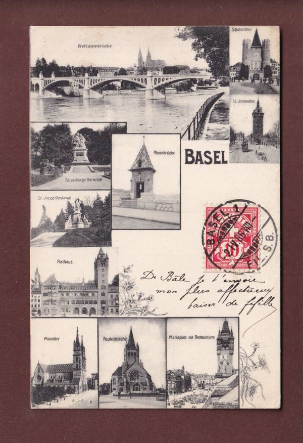 BASEL - Multiblick - 1906