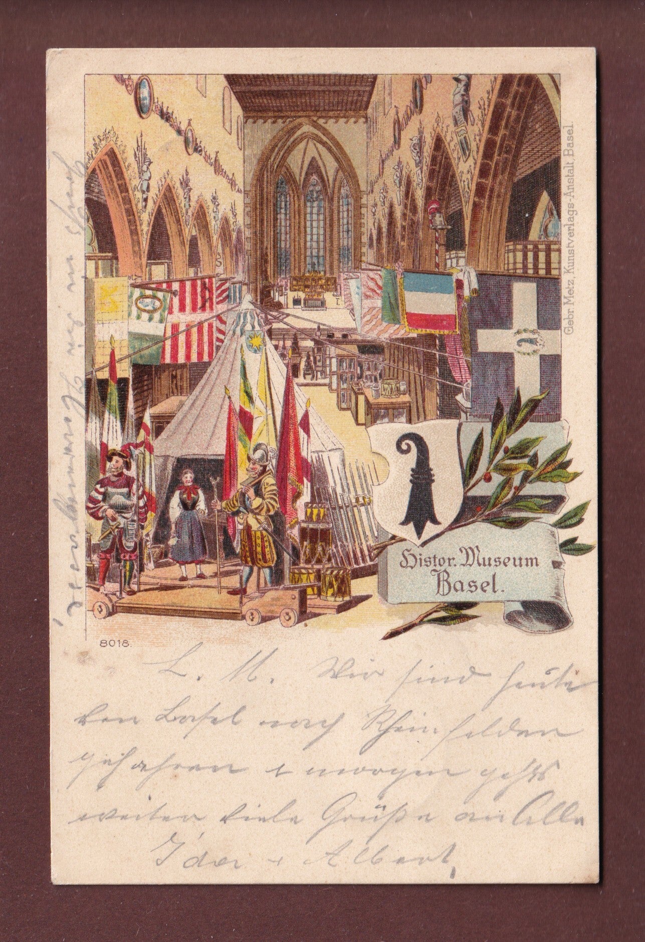 BASEL - Historisches Museum - 1904 // kleiner Eckbug //