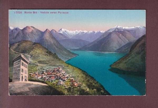 MONTE BRE - Veduta verso Porlezza