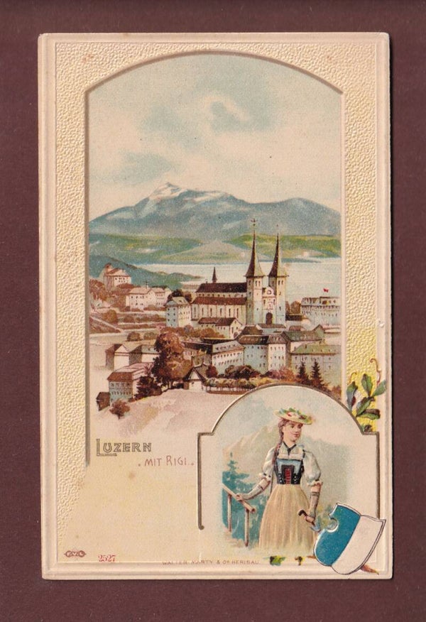 LUZERN mit Rigi - Präge