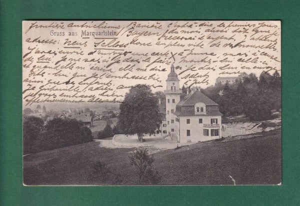 Gruss aus MARQUARTSTEIN - 1909 // minim Riss //