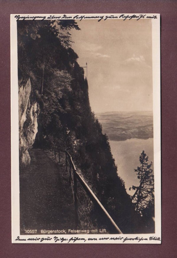 BÜRGENSTOCK - Felsenweg