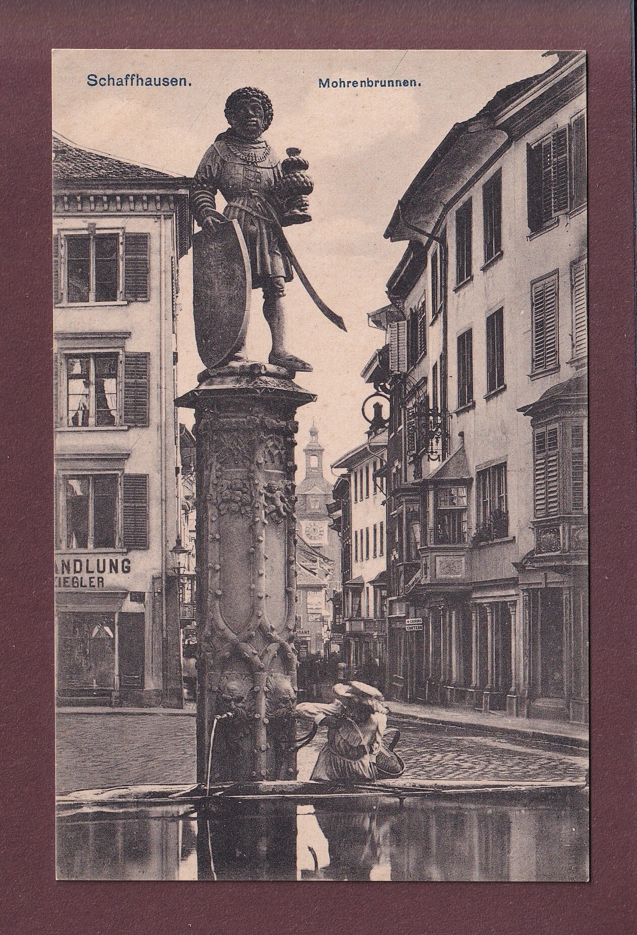 SCHAFFHAUSEN - Mohrenbrunnen - Frau