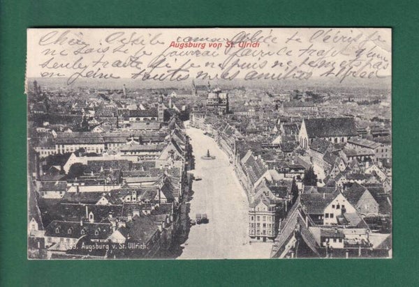 AUGSBURG von St. Ulrich - 1906 // Eckbüge //