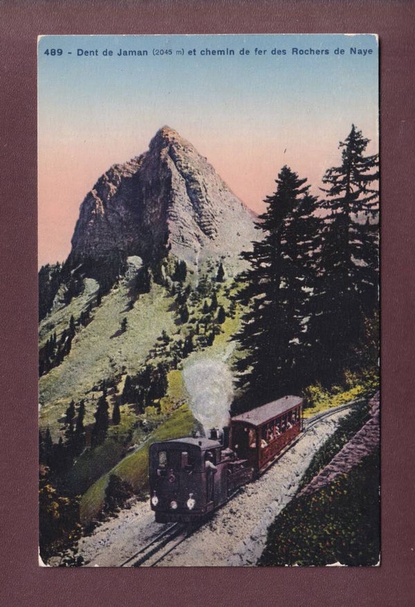 Chemin de fer des ROCHERS DE NAYE - Dent de Jaman