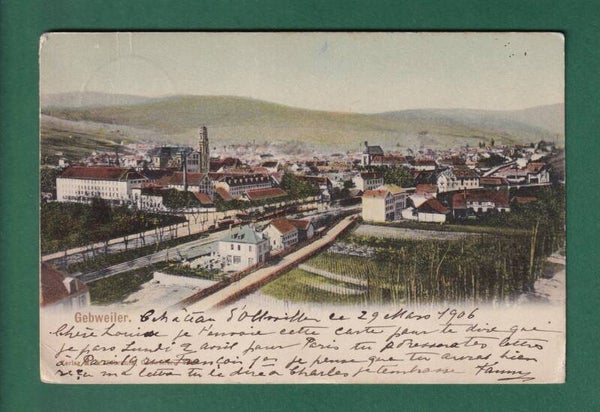 GEBWEILER - 1906 // Falte //