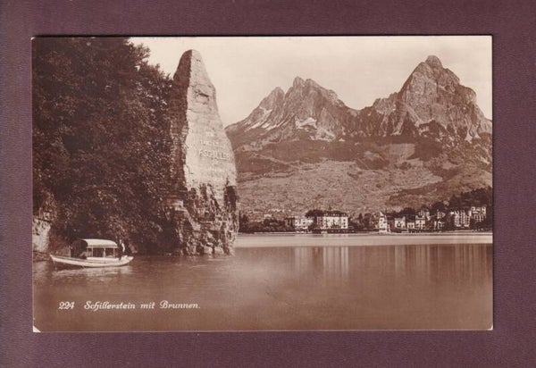 SCHILLERSTEIN mit Brunnen - 1916