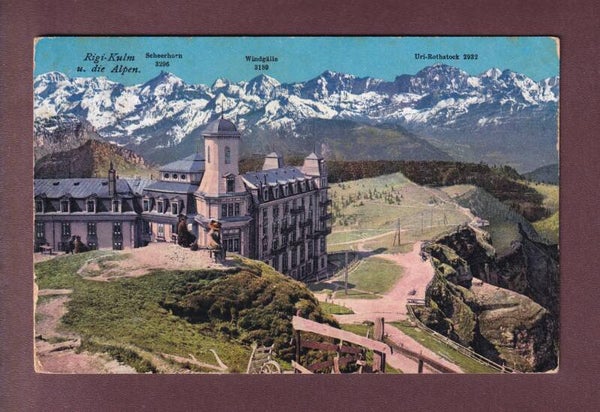 RIGI-KULM und die Alpen - 1912