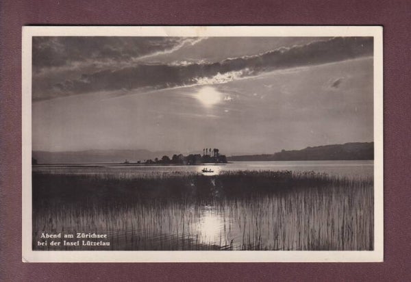 Abend bei der INSEL LÜTZELAU - 1935