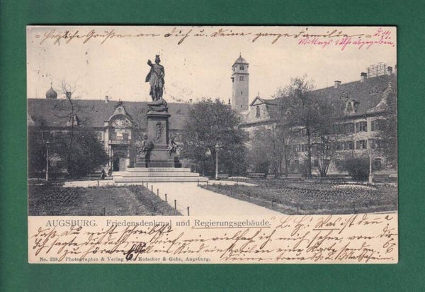 AUGSBURG - Friedensdenkmal - Regierungsgebäude - 1904