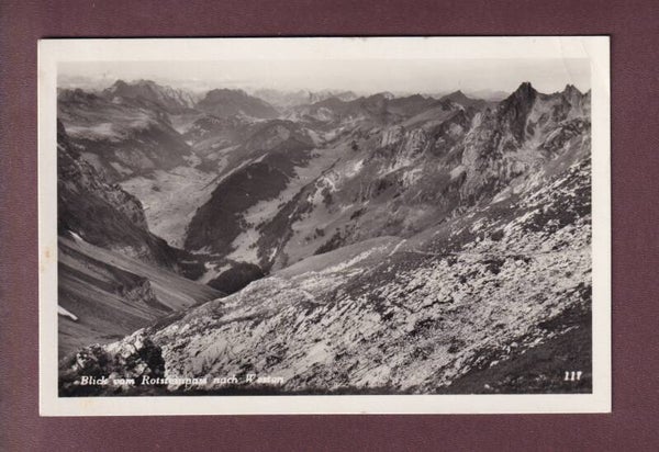 Blick vom ROTSTEINPASS - 1938