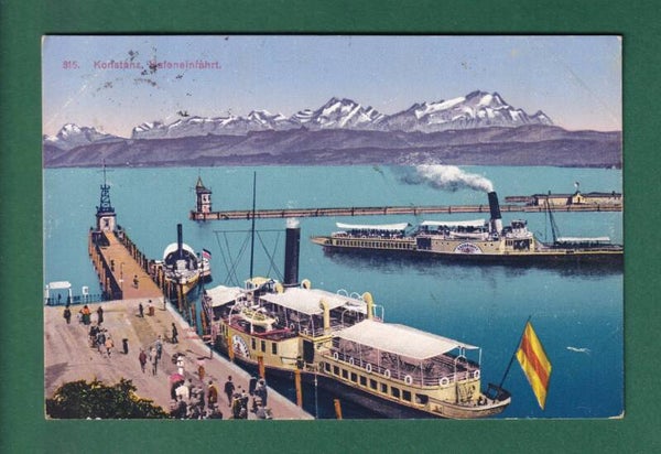 KONSTANZ - Hafeneinfahrt - 1915
