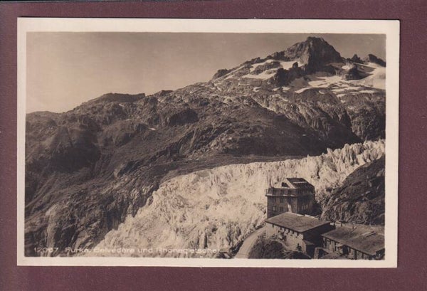 RHONEGLETSCHER - Furka Belvédère