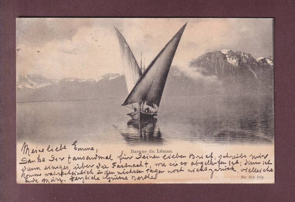 BARQUE DU LEMAN - 1903