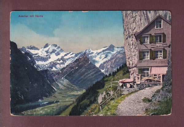 AESCHER - Säntis - 1925 // Eckbug //
