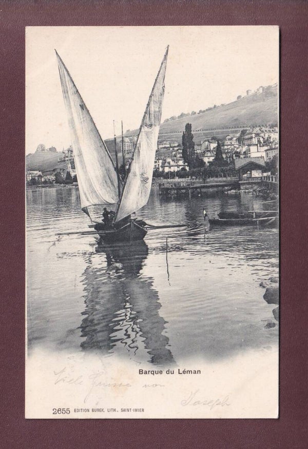 BARQUE DU LEMAN - 1905
