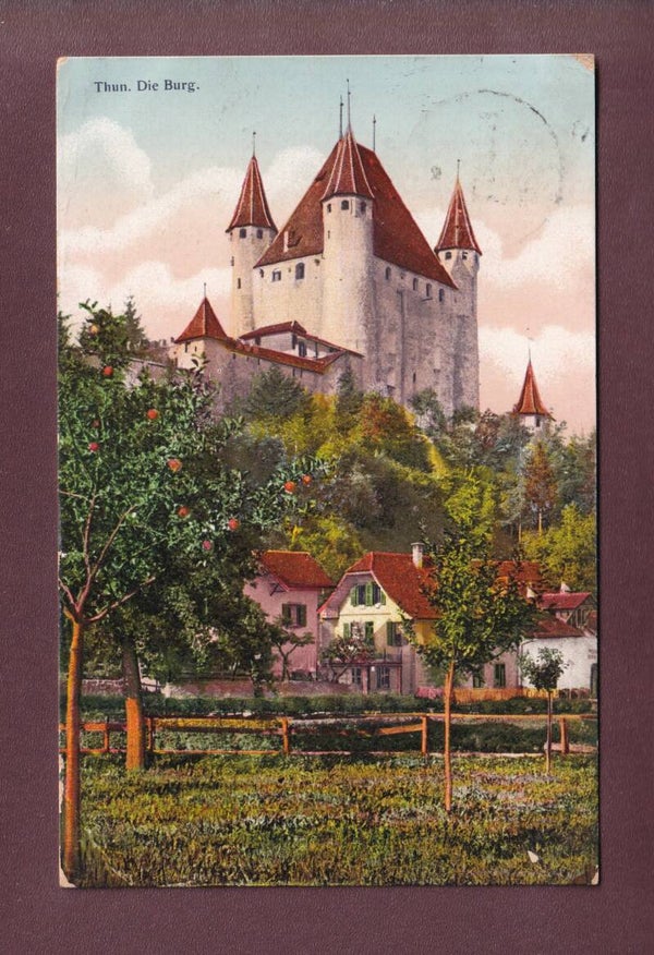 THUN - Die Burg - 1913