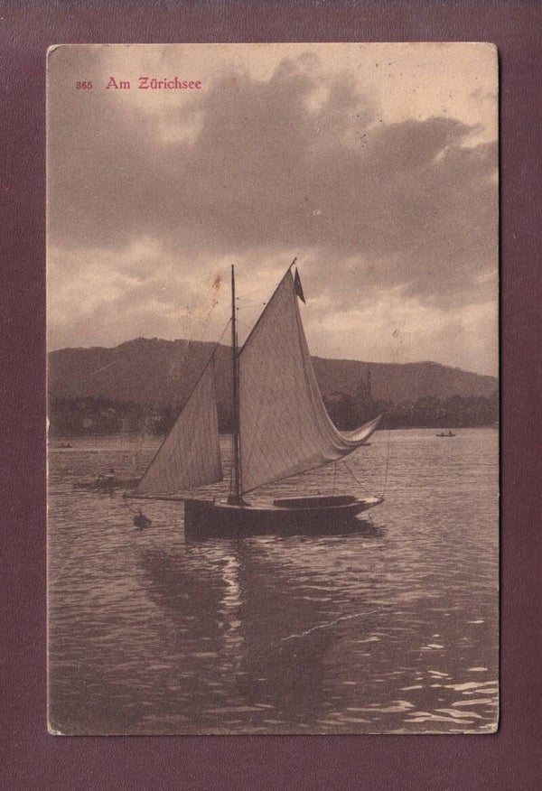 Am ZÜRICHSEE - Segelschiff // Falte //