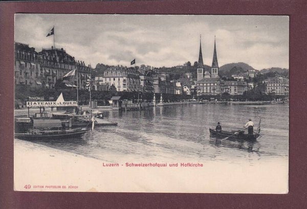 LUZERN - Hofkirche - Boot