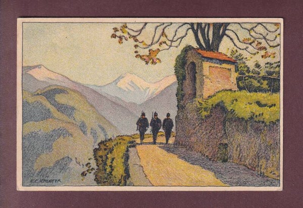 DON NATIONAL - Patrouille au Tessin - 1918