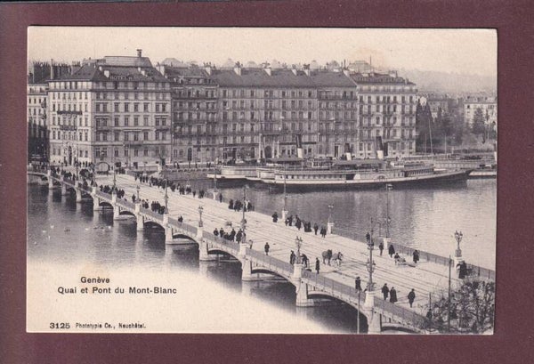 GENEVE - Bateau CGN - Hotel de Russie - Hotel de la Paix