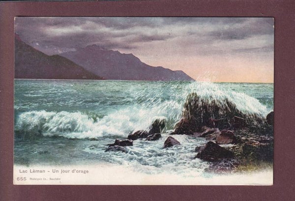 LAC LEMAN - Jour d'orage