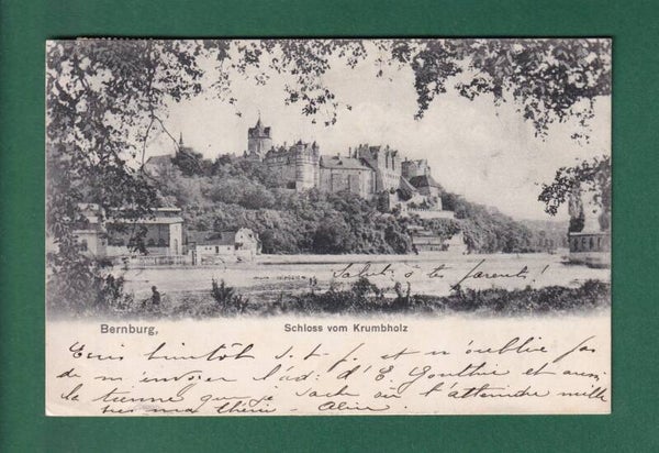 BERNBURG - Schloss vom Krumbholz - 1907