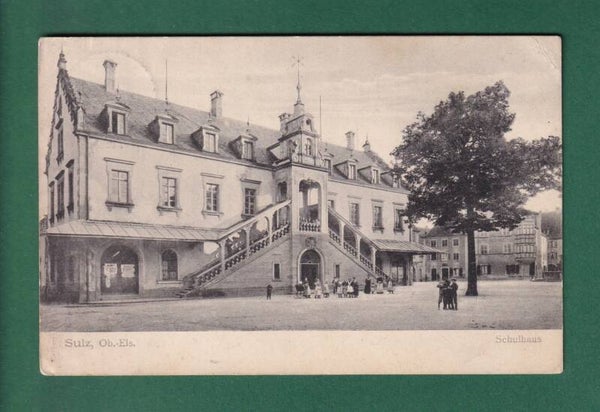 SULZ - Schulhaus - 1910 // Eckbug //