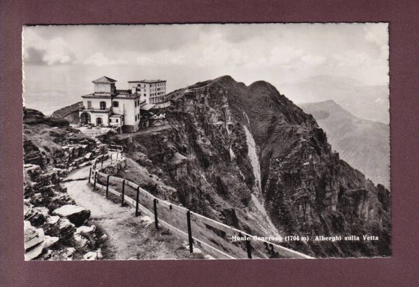 MONTE GENEROSO - Alberghi sulla vetta