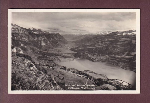 Blick auf SCHRINA HOCHRUCK - Walensee - Wallenstadt