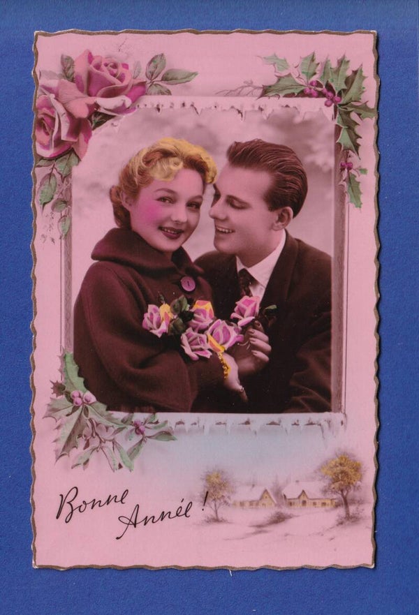 NOUVEL AN - Couple - Fleurs