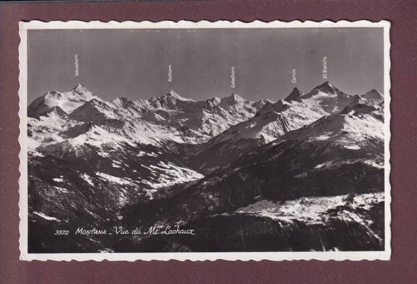 Montana - Vue du MONT LACHAUX