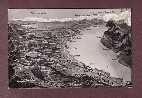 Panorama du LAC LEMAN
