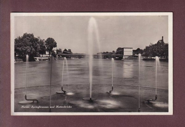 AARAU - Springbrunnen - Kettenbrücke